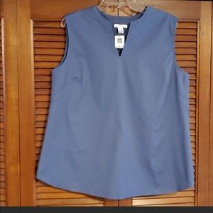 Preppy blue/grey Gap top